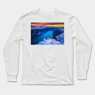 WINTER ALPINE LAKE Long Sleeve T-Shirt